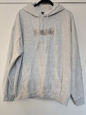 Gildan - Disneyland Embroidered Pastel Block Letter Pullover Hoodie